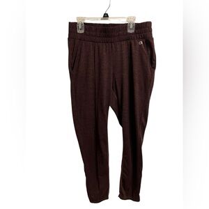 Gapfit Brushed Tech Jersey Maroon Joggers XS